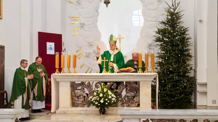 Eucharystia pod przewodnictwem Ks. Abp. Adriana Galbasa