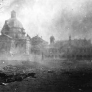 Kościół i klasztor sakramentek - sierpień 1944